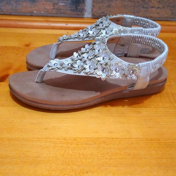 Size 36 Lady comfort flower detail sandals - Picture 6 of 16